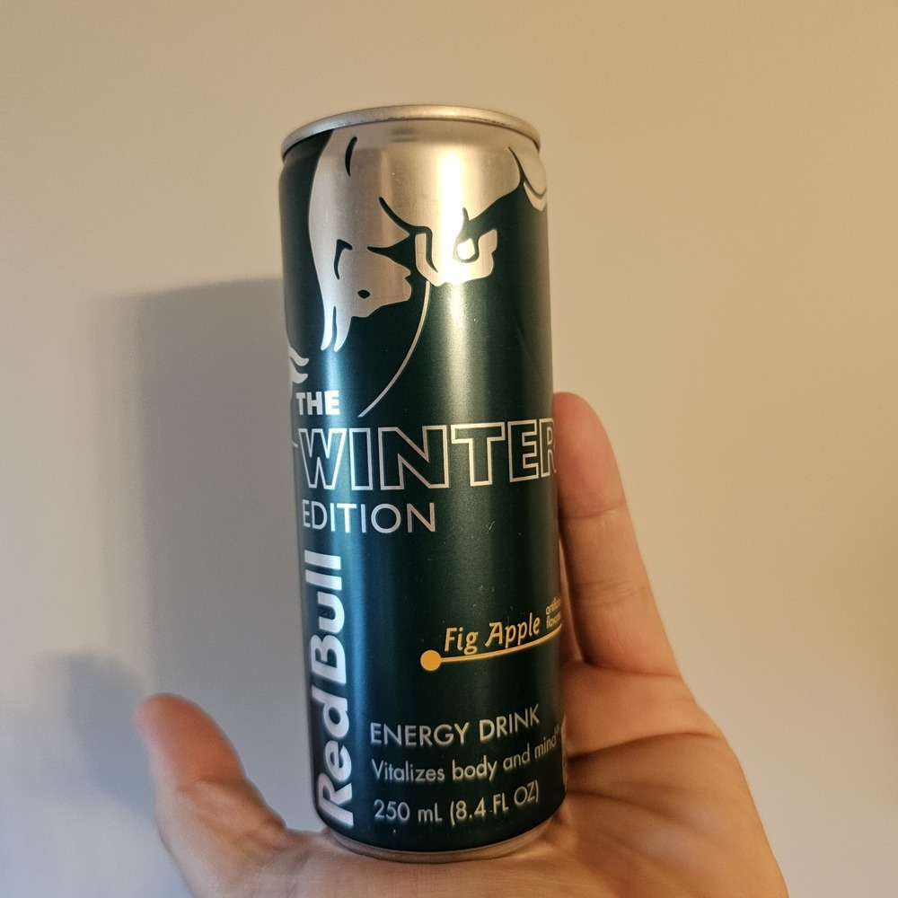 Red Bull Winter Fig Apple Edition Discontinued 8 Oz